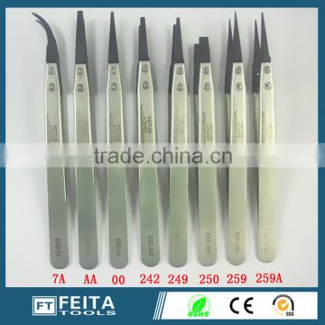 ESD stainless steel Replaceable Tip Tweezers/ESD tweezers