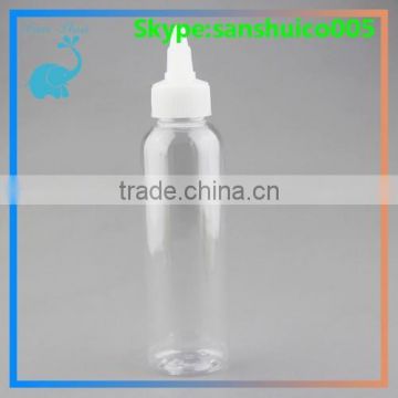 120ml twist-off cap plastic bottles /twist-off cap plastic bottles for e liquid