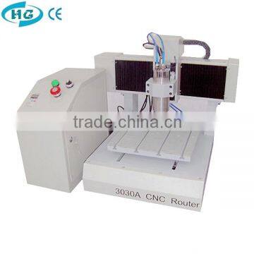 Whole cast iron structure stable mini cnc router machine