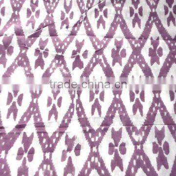 RTHCFC -8 Indian Cotton Printed Designer fabric 100 % cotton Natural Sanganeri Block Printed Fabric Manufacturer Jaipur