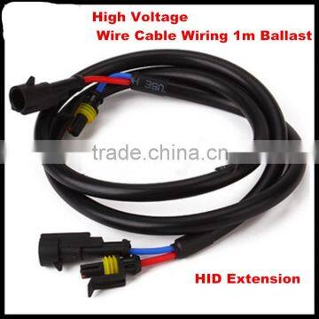 100CM1M HID Xenon Ballast Bulb Extension High Voltage Wire cable 35W/55W/75W/100W HID extension cable for HID xenon bulb ballast
