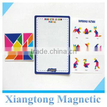 a Set of Magnetic Jigsaw Puzzle With Board And Reference Pictures