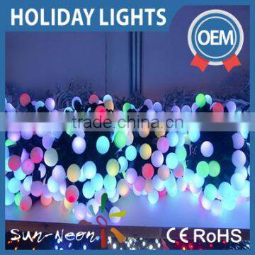 100 Led Ball String Lights Outdoor Decoration White Christmas Lights