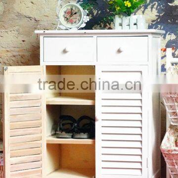 Home Used Wood Furniture Cheap Shoes Cabinet 3 Colors for Your Choice photo-3