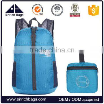 Outdoor travel waterproof backpack foldable design with cheap price