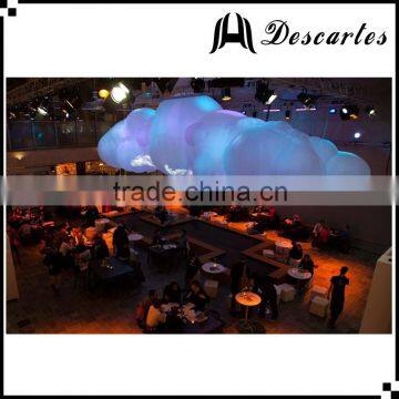 Wedding/party decoration giant inflatable led cloud balloon for events