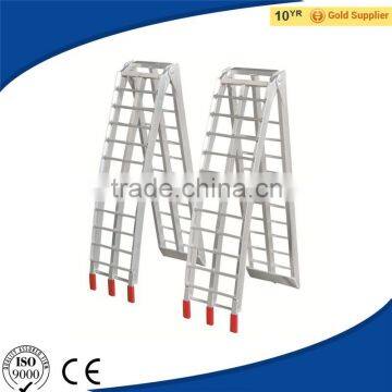Bi-fold aluminium ramp, 2pc 89" Arched Aluminum Loading Ramp Car Ramp