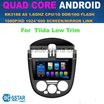 10.2inch Factory Price Android Car Dvd Gps Audio System for NISSAN TIIDA With Wifi Internet,bt, Radio, Mirror Link photo-2