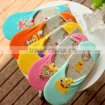 A871 2015 COTTON wholesale south Korea new fashion personality cute 3D cartoon animal women boat socks