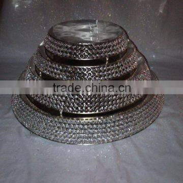 crystal cake stand,hanging crystals cake stand,lighted acrylic cake stand