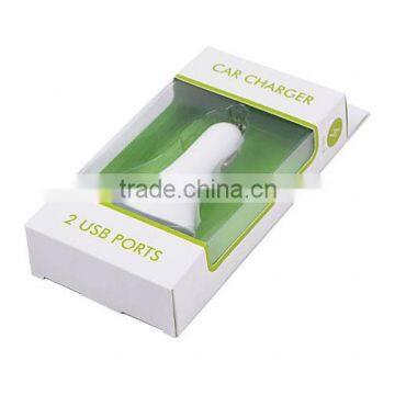 Electric Type and Mobile Phone Use 2 port usb Car Charger
