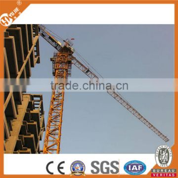 self-raised tower crane install dubai