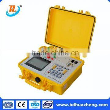 Transmission electrical line frequency parameter tester