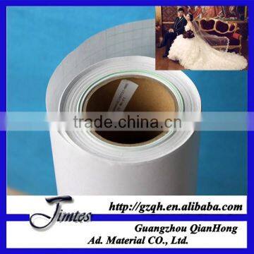 115gsm 60micron self adhesive pvc glossy laminating thin film