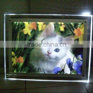 Ultra slim Crystal led light box