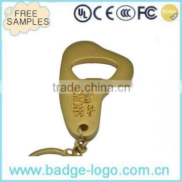 Gold Foot Shape Beer Bottle Opener With Ring