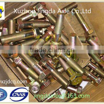 XCMG parts manufacturer in Xuzhou for 75501980 M14*1.5*135 wheel loader parts bolt and nut manufacturing