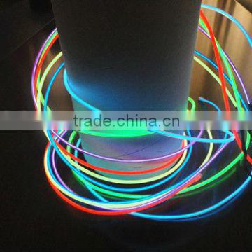 0.9/1.4/2.3/3.2/5.0mm diameter flashing el wire