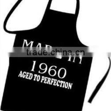 Black White Apron Kitchen Protective Clothing Cover cotton kitchen apron For Men And Women