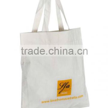 white cotton shopping bag