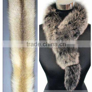 Factory Direct Sale High Quality Chinese Dyed Fox Fur Skin for Coat/Jacket/Collar with Reasonable Price