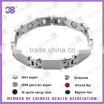 bracelet 2013 ebay china alibaba gold jewellery fashion all magnetic stainless steel bracelet Chinese suppliers