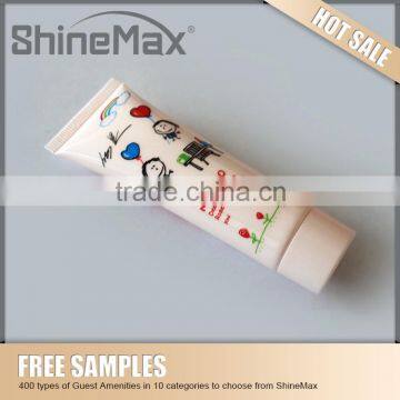 100g comestic plastic white oval tube for natural facial cleanser