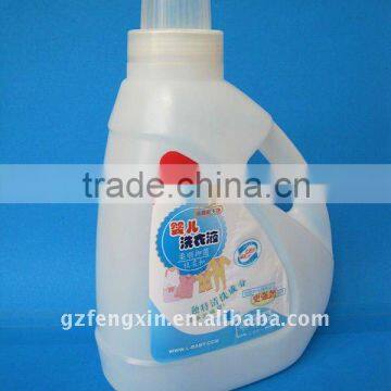 4L PET Plastic Type and Screen Printing Surface Handling plastic liquid detergent bottle