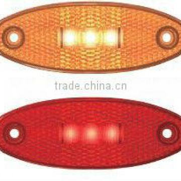 3.9''Oval LED Marker Light with Reflex Lens