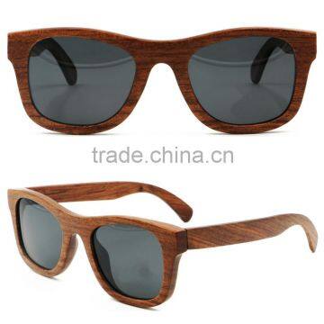 Good quality rosewood wooden sunglasses 2016 summer design