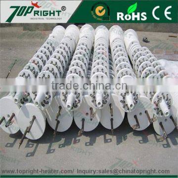 white High Temperature Electrical heating element Cordierite ceramic Bobbin heater