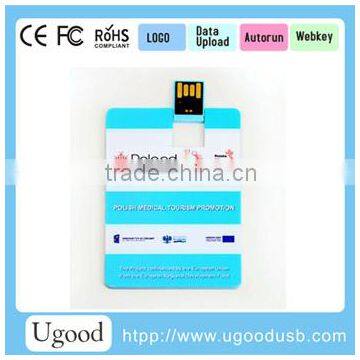 OEM fancy full color card usb,protected high quality slider chip usb memroy,lighter weighter plastic credit card usb stick