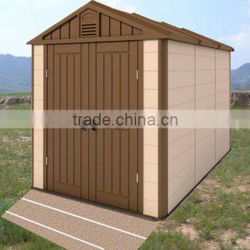 2016 New design Plastic Shed Prefab House portable car container