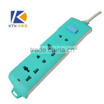 4 Gang Color Small Size Portable Electric Extension Lead Socket