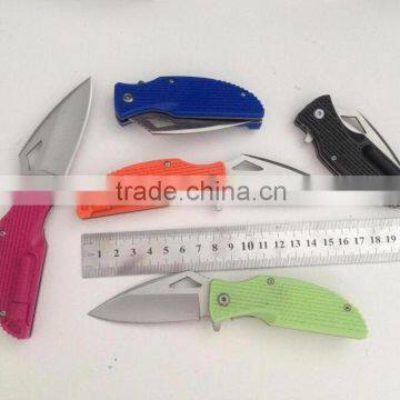 OEM no logo/ brand folding pocket knife with multi colors in stock