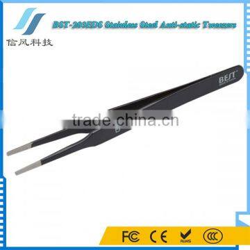 BST-203 ESD Stainless Steel Toughened High-grade Anti-static Smart Tweezer
