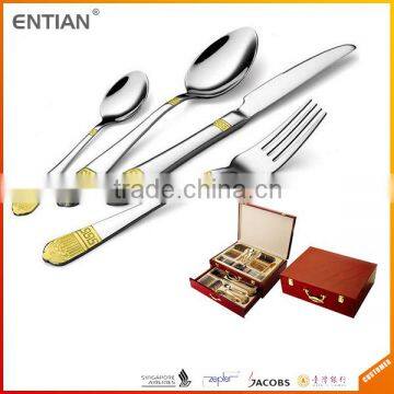 promotional cutlery set, gold cutlery wedding, gold plated cutlery