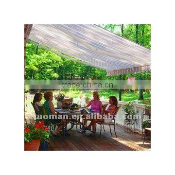 Retractable patio awning