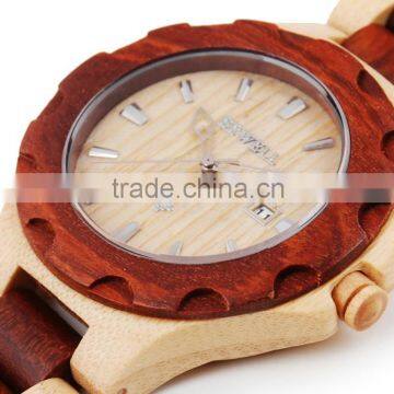 Hot Sale Top Gift Item Wood Watch With 2115 Movement Luxury Wristwatch Wooden Watches for Men Gifts photo-4