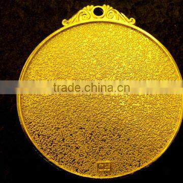 High quality gold metal blank medals