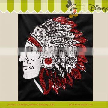 Hot Sale New Design Indian Embroidery Badge Sew On Jacket