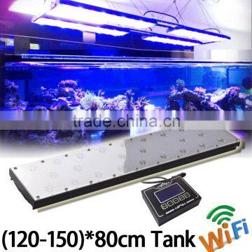 WIFI programmable sunise sunset aquarium led lighting intelligent controller 4 channels available