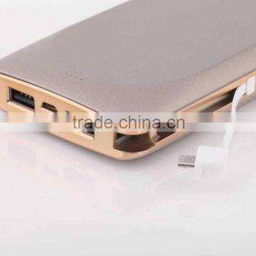 10000mah Mobile Power Pack With OTG Data Line 2 USB