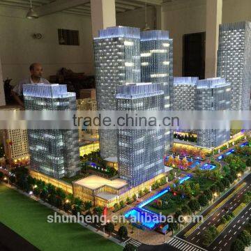 Miniature Building Scale Model With Lighting System for Exhibition/customize Miniature Model Making