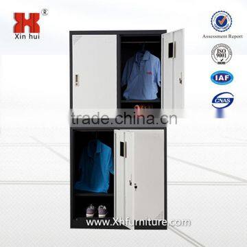 4 door steel wardrobe locker/Metal Dormitory lockers