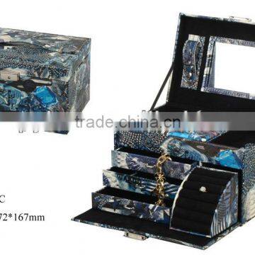 Promotional custom classics jewelry packaging case wholesale with mirror