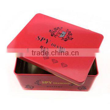 rectangle metal battery container box large wholesale