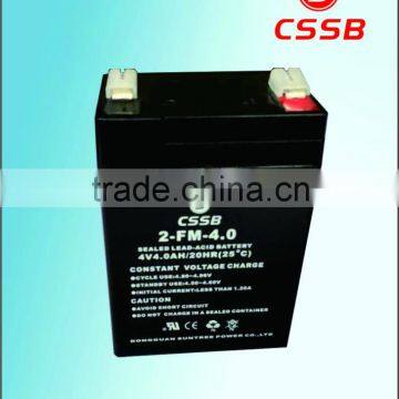 rechargeable sealed UPS battery 4v4ah