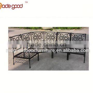 garden furniture quarter round sectional set armless chair right arm chair left arm chair