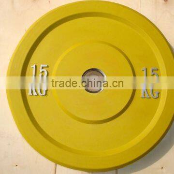 Colour Solid Virgin Rubber Bumper Barbell Plates 5KG 10KG 15KG 20KG 25KG